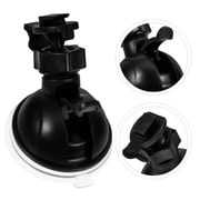 EXHUMKY Universal Dash Cam Suction Cup Mount Black Car Camera Mount Holder with Adjustable Head