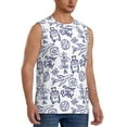 thumbnail image 2 of Balery World Travel2 Men's Sleeveless Muscle Shirts Workout Tank Top, Moisture Wicking, Odor Protection-Large, 2 of 8