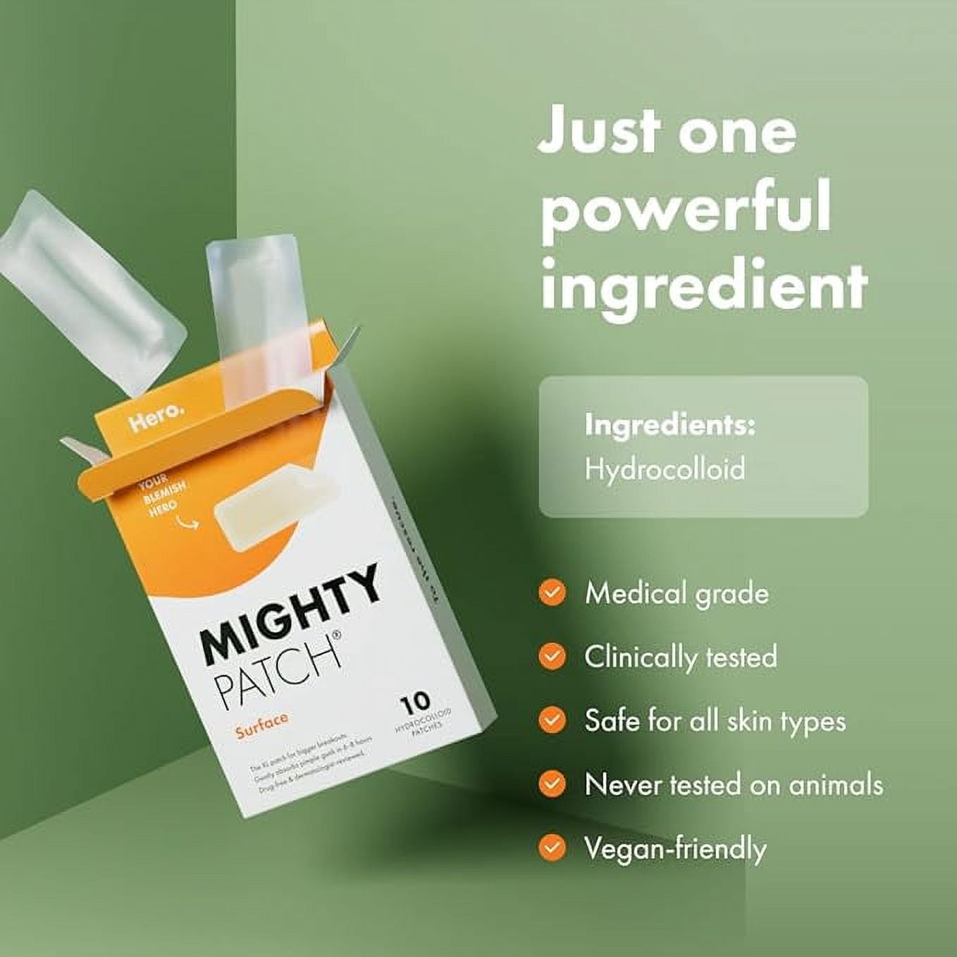 Mighty Patch™ Surface patch from Hero Cosmetics - XL Hydrocolloid