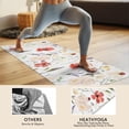 thumbnail image 4 of Pioneer Flower Floral Print Pattern Hot Yoga Mat Towel Non Slip for Hot Yoga - Quick-Drying Yoga Mat Cover with 4 Corner Pockets with Travel Bag - Hot Yoga Towel Non Slip 70"x26", 4 of 6