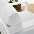 thumbnail image 2 of Modway Tahoe Modern Fabric/Aluminum Outdoor Armchair in White, 2 of 8