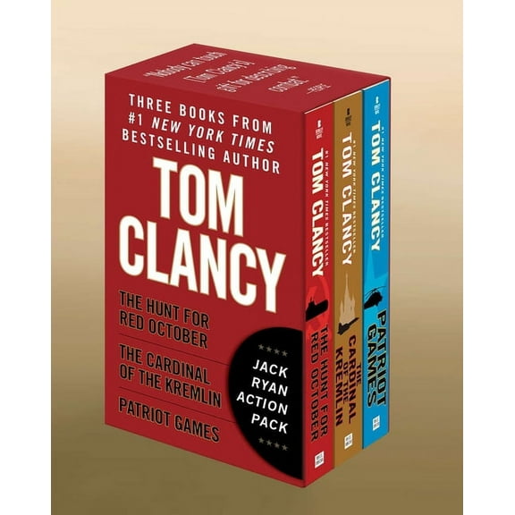 Tom Clancy's Jack Ryan Action Pack: The Hunt for Red October/The Cardinal of the Kremlin/Patriot Games, (Paperback)