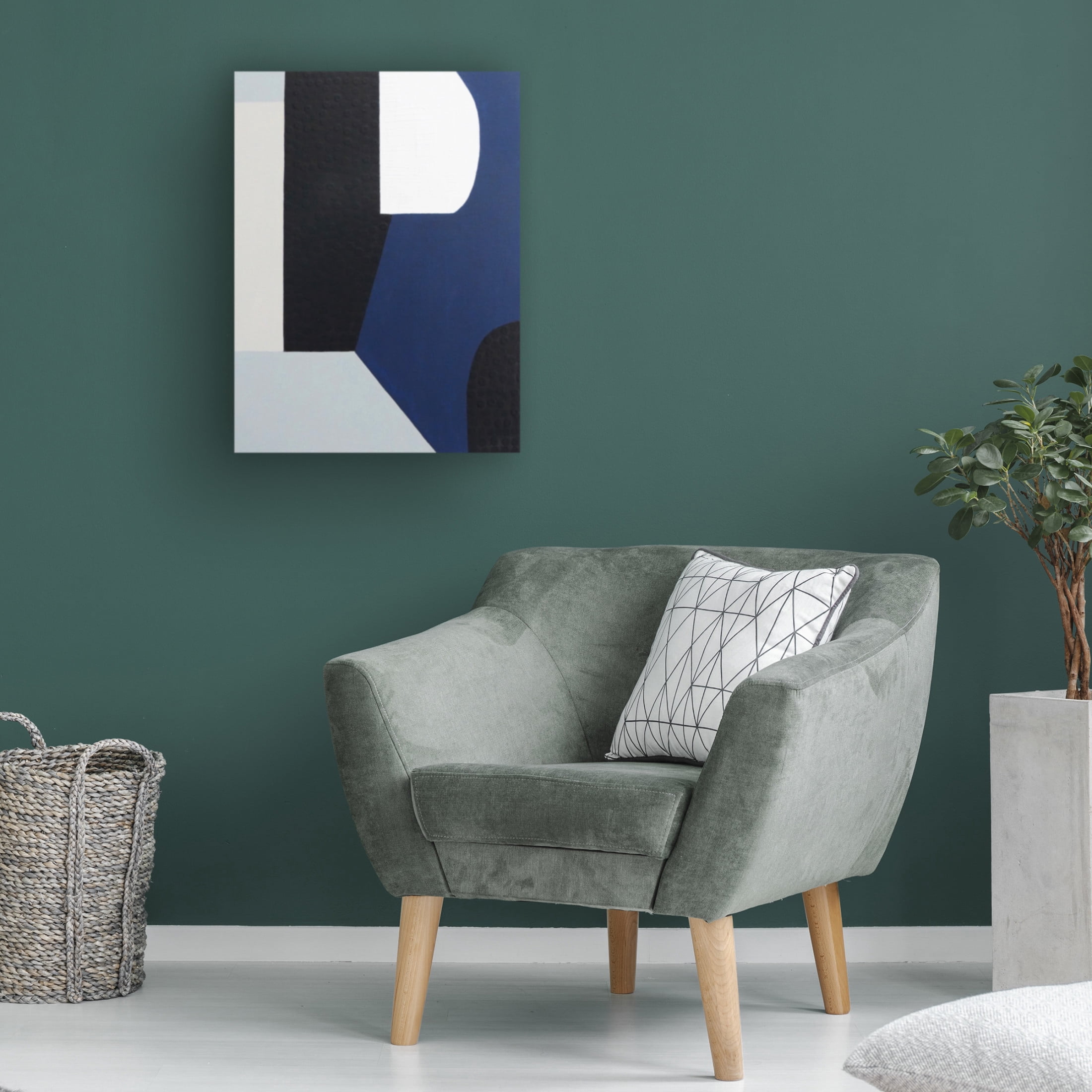 Canvas Wall Art - Sylvie Hamou 'In My Element III' Wall Art for Living Room, Bedroom, or Office Décor by Trademark Fine Art - 24 x 32 Inches