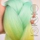 thumbnail image 4 of Cabello trenzado BACANA Ombre morado, azul, verde y amarillo, 24 pulgadas, 4 of 7