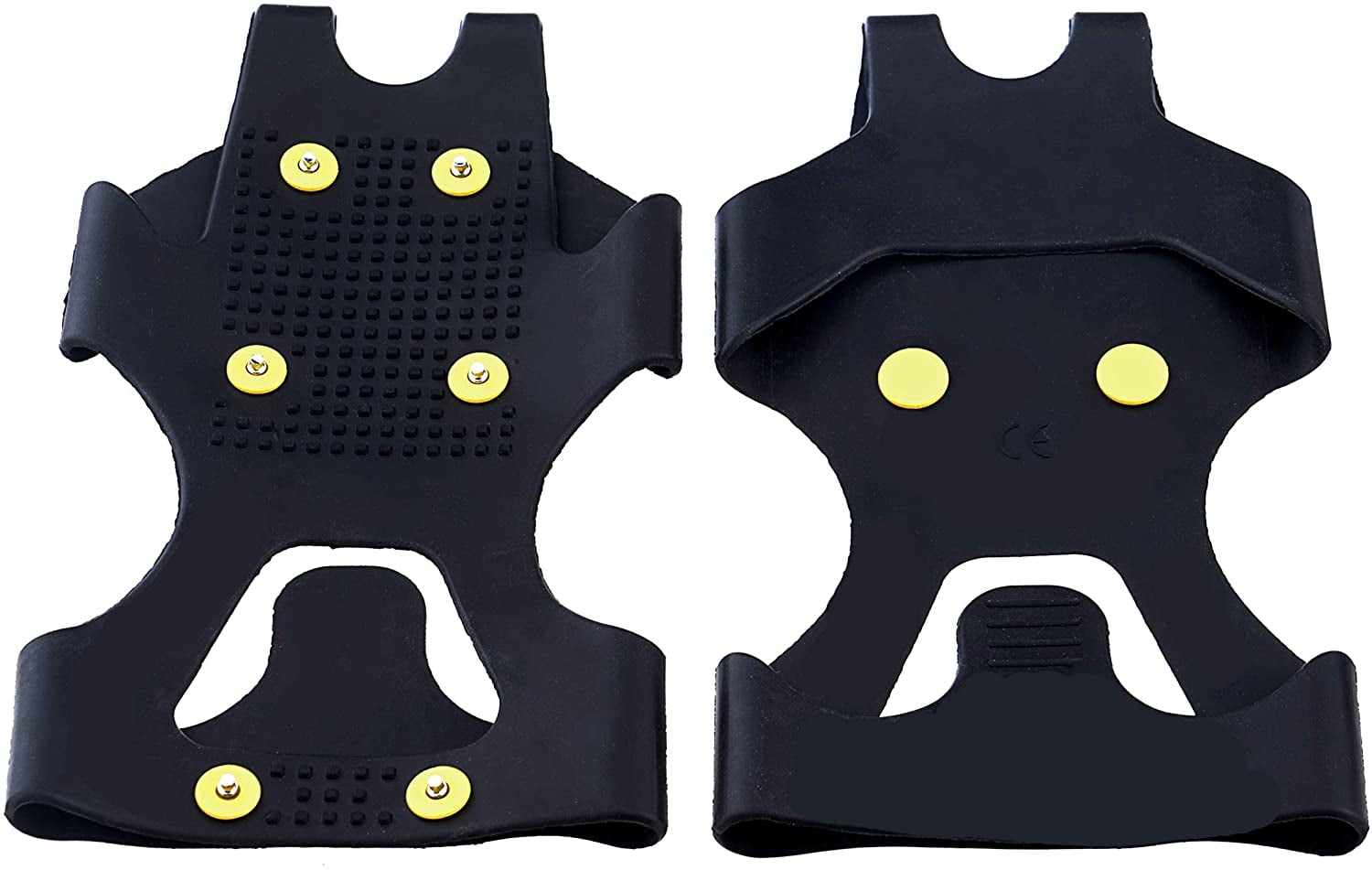 Superio Snow Ice Cleats, Easy Slip-On Grip Rubber, 6 Anti-Slip Studs Protection, Size X-Large