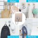 thumbnail image 4 of Self Adhesive Hooks- Large Hooks 33 Lb (max) Wall Hooks Heavy Duty ,stick On Hooks, Stainless Steel Adhesive Hooks, Sticky Hooks Hanging For Bathroom, 4 of 5