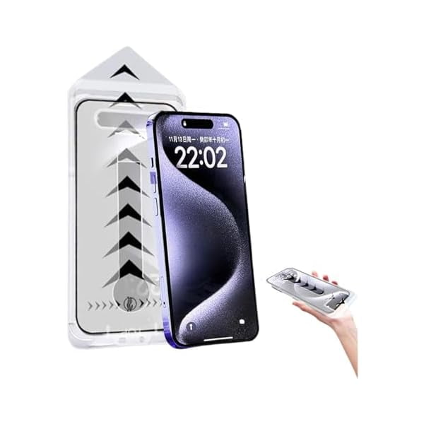 wonima11 Upstrong Silk Screen Dust-Free Room Tempered Film, HD Anti-Spy Phone Screen Protector, Upstrong Screen Protector, For iPhone 13 14 15 16 Pro Max (For 13Pro,HD)