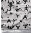 thumbnail image 1 of Soimoi Rayon Fabric Geometric Shapes & Scorpion Insects Print Sewing Fabric Yard 42 Inch Wide, 1 of 1