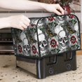 thumbnail image 7 of Lsque Skulls Roses Print 4 Slice Toaster Cover , Kitchen Appliance Dustproof Protector , Toaster Protector Dustproof Kitchen Appliance Cover, 7 of 7