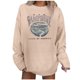 thumbnail image 4 of Gibobby Camisa Elegante Para Mujer Top Para MujerCamisa Básica De Manga Larga De Vacaciones（Beige， L), 4 of 5