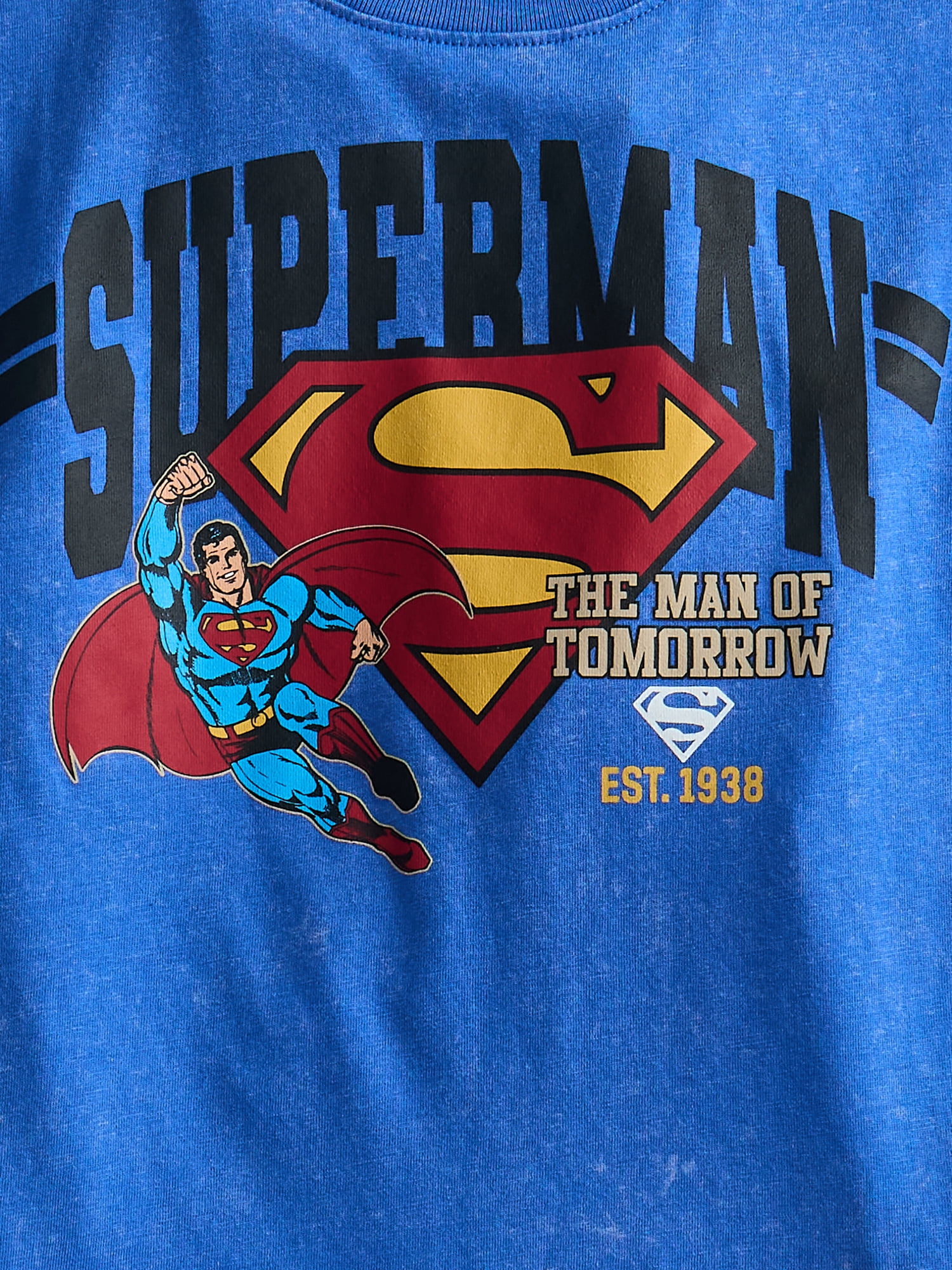 Superman Toddlers' Graphic Tee with Short Sleeves, Sizes 12M-5T
