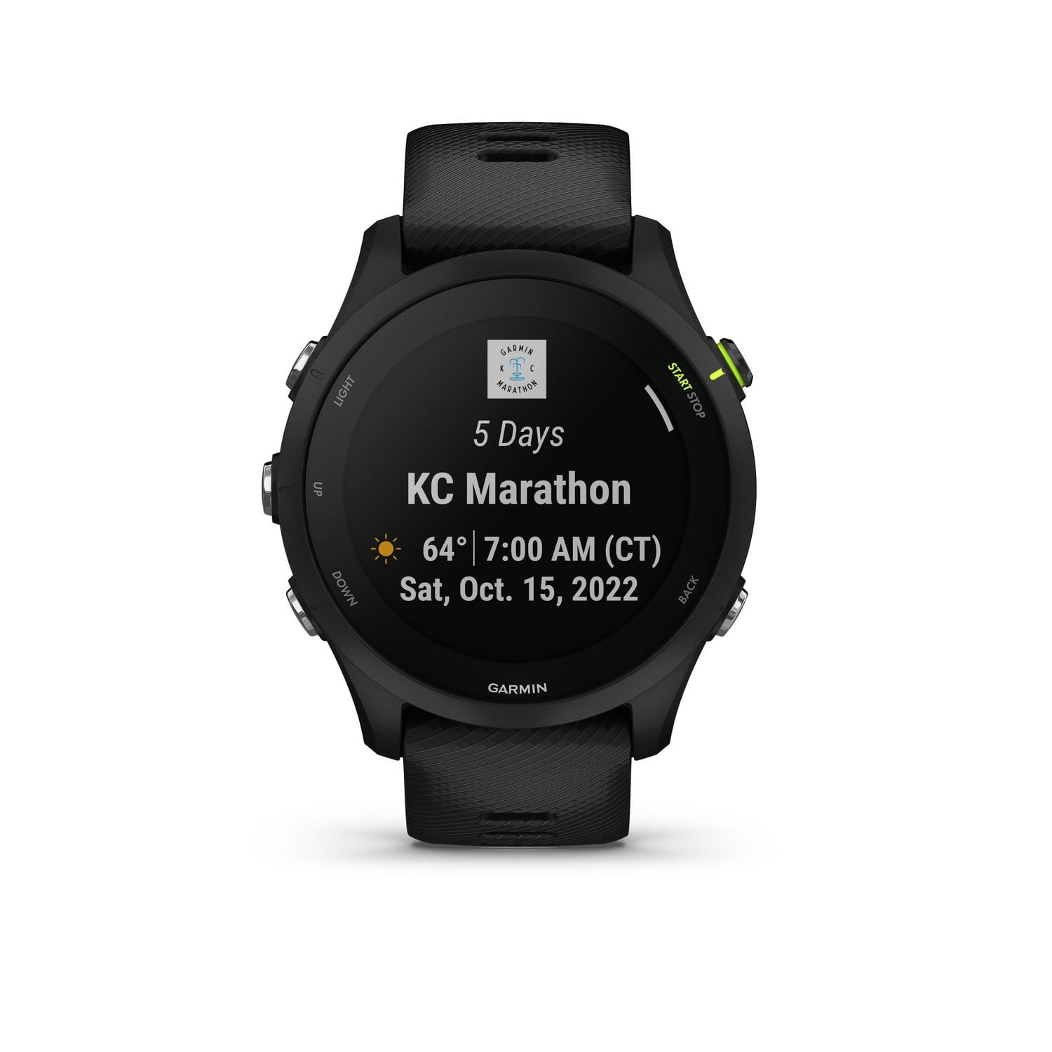 ウォーキング・ランニングウェア GarminForerunner265 BLACK Forerunner 265 - GPS Marathon Smartwatch For Runner (Black
