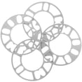 thumbnail image 2 of 4 Pcs Entretoises de Roue 3mm Plaque en Alliage d'Aluminium 4 & 5 Clou pour Autocar Universel, 2 of 8