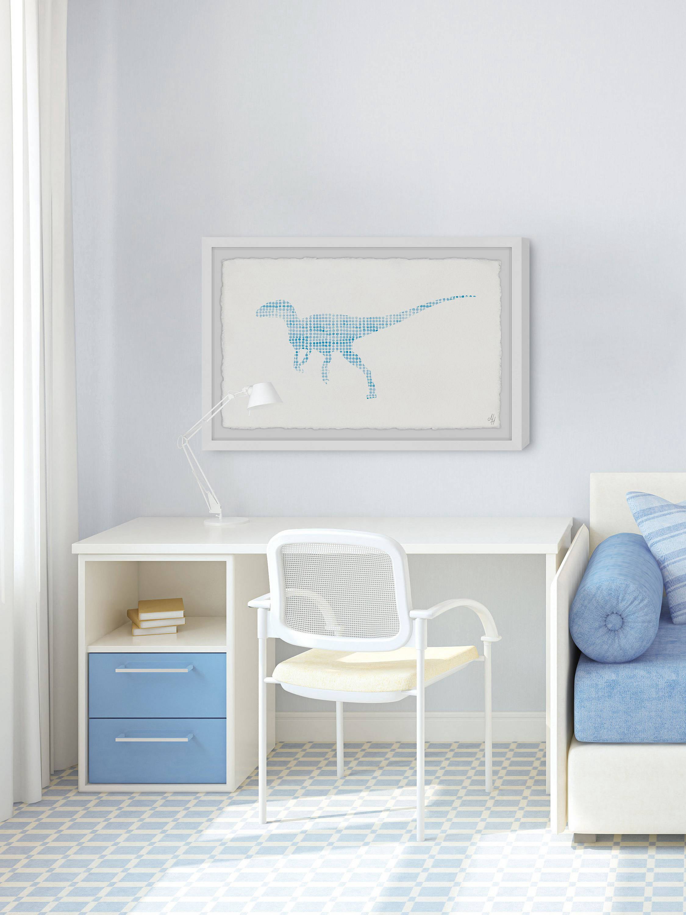 Marmont Hill Patterned Dino Framed Wall Art