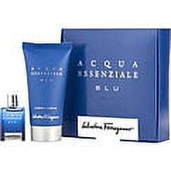 Salvatore Ferragamo ACQUA ESSENZIALE セット Acqua Essenziale Blu by Salvatore Ferragamo 100ml EDT 3pc Set