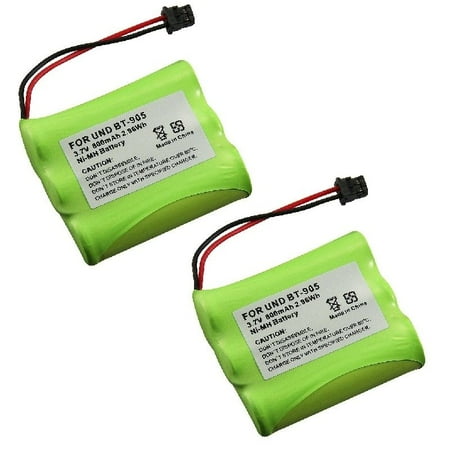 Insten 2x Uniden BT-905 Cordless Phone Rechargeable Battery
