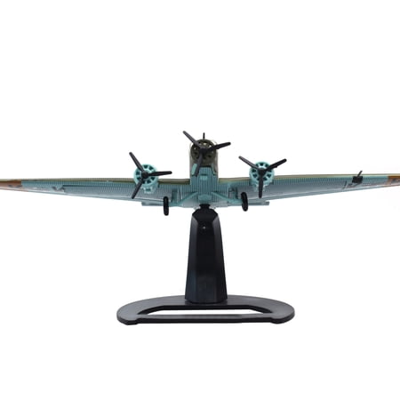 NATEFEMIN Ju-52/3M Transport Aircraft Model 5.1in 1:144 Scale With Display Stand For Military Collectors Office Shelf Home Decoration