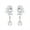 White, variant on Mightlink 1 Pair Elegant Shining Faux Crystal Glass Dangle Earrings Women Exquisite Long Earrings Jewelry Gift