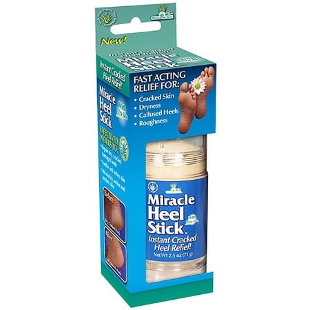 Miracle Of Aloe Instant Cracked Heel Stick, 2.5 oz