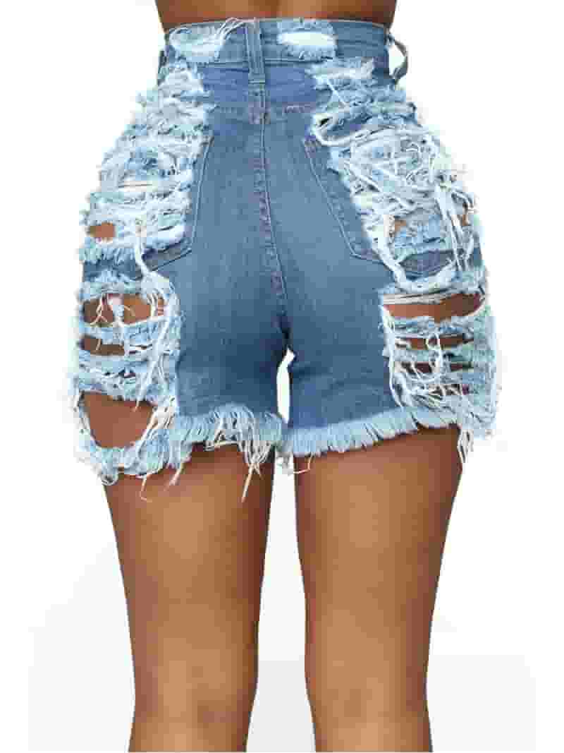 Denim Shorts for Women Mid Rise Ripped Jean Shorts Frayed Denim Shorts for Women Mid Rise Ripped Jean Shorts Frayed