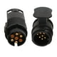 thumbnail image 5 of Adaptador De Enchufe Para Remolque, Contacto De Cobre, 12 V, Negro, Convertidor De Enchufe De Remolque De 7 Pines A 13 Pines Y 13 Pines A 7 Pines Para Todos Los Enchufes De, 5 of 7
