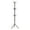 Black, variant on Durable Wooden Coat Rack,8 Hooks & 3 Adjustable Heights, Freestanding Coat Rack with Stable Triangular Base, Simple Assembly for Coats, Hats, Scarves and Handbags for Entryway, Hallway, Bedroom