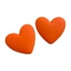 thumbnail image 1 of Pendientes de corazón de acrílico Set Joyas de decoración Corazón de amor naranja Sunnimix Pendientes de corazón, 1 of 8