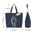 thumbnail image 6 of ZICANCN Future Astronaut Tote Bag , Grocery Bags Reusable Shopping Bags with Handles Durable Foldable Washable for Women Men, 6 of 8