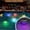 Multicolor-A, variant on Pool Light, Solar Floating LED Globe Lamp, Color Changing Waterproof Fixture, Rechargeable Illumination for Swimming Pool Pond Fountain Garden Party and Night Decor