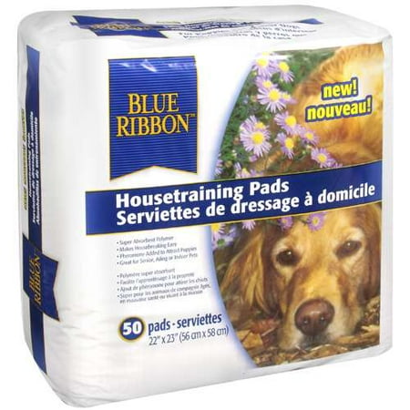 Blue Ribbon: New! Housetraining Pads, 50 ct