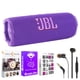thumbnail image 1 of Altavoz inalámbrico Bluetooth portátil JBL Flip 7 (morado), auriculares intraurales, software Fitnes, 1 of 6