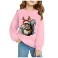thumbnail image 2 of Wxolcjlv Toddler Boys Christmas Hoodies Cartoon Squirrel Print Long Sleeve Cute Casual Sweatshirt unisex Loose Cozy Winter Warm Hoody Pullover Dailywear Sweaters，18-24 Months, 2 of 3