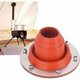 thumbnail image 2 of Junta de tubería de estufa de chimenea, Junta de tubería de chimenea, Conector de estufa de tienda de campaña de silicona, Accesorio de tubería de chimenea, 2 of 4