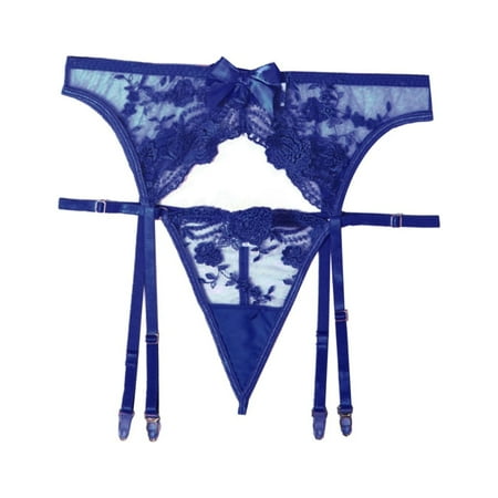 Intimates Lingerie For Women High Waisted Garter Belt For Women Sexy Panties & Lace Suspender Belt With 4 Straps Metal Clip For Stocking  Women s Intimates XXXXL
