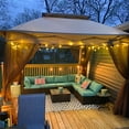 thumbnail image 5 of EAGLE PEAK 50 FT S14 Solar-Powered String Lights, IP65, 15 Shatterproof Edison Vintage Bulbs (2 spare) for Outdoors, 15 Hanging Sockets, Decorative Lights for Christmas, Garden, Wedding and Party, 5 of 8