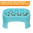 thumbnail image 6 of Neater Pet Brands Raised Neater Slow Feeder - Elevated & Adjustable Feeding Height - Improves Digestion, Stops Obesity, and Slows Down Eating, 6 Cups, Aquamarine, 6 of 11