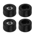 thumbnail image 1 of MOVTOTOP Roues de Planche à Roulettes à Doigts avec Roulements à Grande Vitesse pour Porte Plastique Noir 4 Pcs 0.5 Pouce, 1 of 8