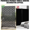 thumbnail image 3 of YUSAZENS 47x72 Inch Galvanized Steel Garden Screen Panel Square Pattern Metal Privacy Fence for Outdoor Yard Patio Landscape Decoration, 3 of 8