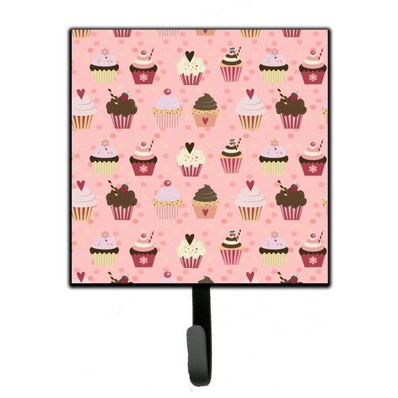 Cupcakes on Pink Leash or Key Holder