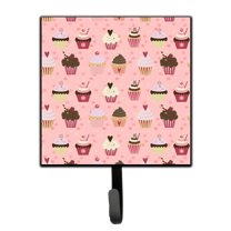 Cupcakes on Pink Leash or Key Holder