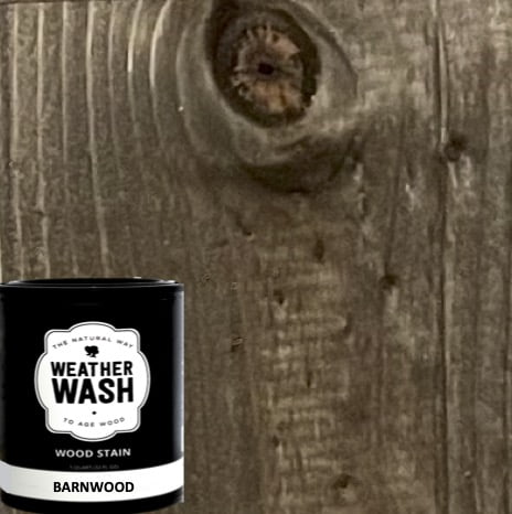 1-qt. Barnwood Interior Weatherwash Transparent Aging Wood Stain