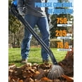 thumbnail image 4 of 75.6CC Backpack Gas Powered Leaf Blower, Commercial 900 CFM 3.5 HP 2 Stroke Powerful Lightweight Gasoline Grass Lawn Blower with Harness Air-Cooled & Fuel Tank for Yard Lawn Care, Snow Removal, 4 of 10