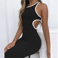 thumbnail image 4 of Evotelvi Summer Dresses for Women 2026 Sexy Casual Sleeveless Round Neck Dresses, 4 of 5