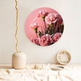 thumbnail image 5 of Zufioo Delicate Pink Carnations A Print Bone China Decorative Plate, Ceramic Dinner Plate with Stand Ceramic Decoration Homewares-7in, 5 of 6