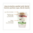 thumbnail image 3 of World Centric CPCS2SF 2 oz PLA Plastic Flat Style Cold Cups - Clear (2000/Carton), 3 of 8