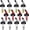 12 pack, variant on Automatic Measured Bottle Pourer - Quick Shot Spirit Measure Pourer Drinks Wine Cocktail Dispenser Home Bar Tools - 1oz/30ml (6 pack)