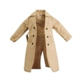 thumbnail image 3 of Gabardina para hombre y mujer, ropa hecha a mano para soldados de 15 cm. Caqui, 3 of 9