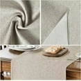 thumbnail image 2 of Sm:)e Light Brown Table Runner 13x120 Inch, Seasonal Washable Kitchen Dining Table Decoration for Home Party, 2 of 6