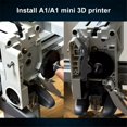 thumbnail image 5 of Conjunto de Engranajes de Extrusor Mini A1/A1 de Acero Endurecido Mejorado con Revestimiento de Acero Endurecido para Impresora 3D Mini A1/A1, B, 5 of 5