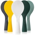 thumbnail image 1 of Rice Paddle, Silicone Standing Rice Spatula with Non Stick Rice Spoon Paddle Heat Resistant Rice Cooker Spoon (gray), 1 of 4